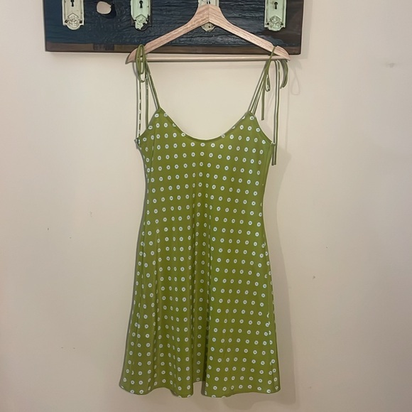 Levi's Sweet Daisy Split Pea Gem Slip Dress Size Small - Picture 11 of 16